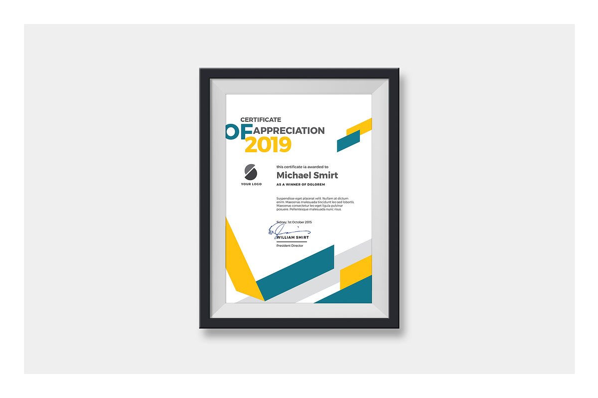 Abstract Certificates, a Stationery Template by silukEight (Photo 3 of 6)