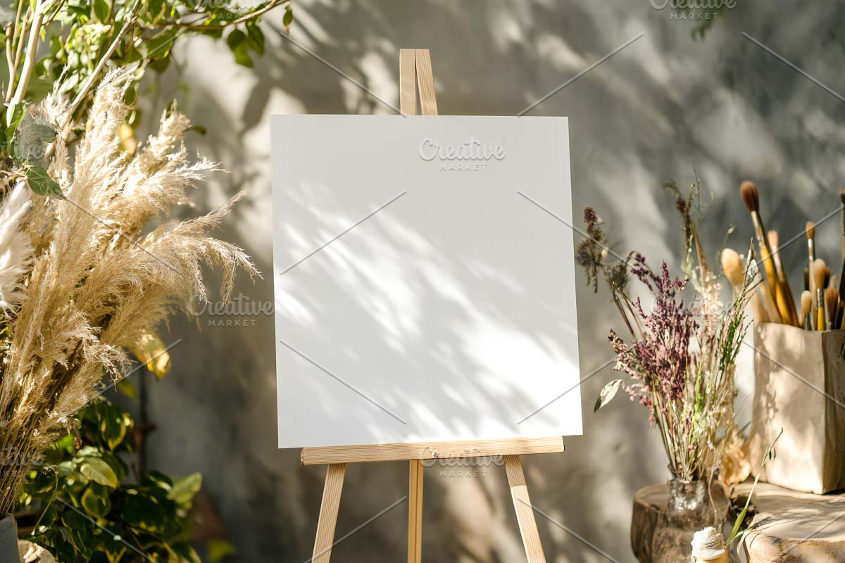 blank welcome sign, a Templates & Theme by VetalStock