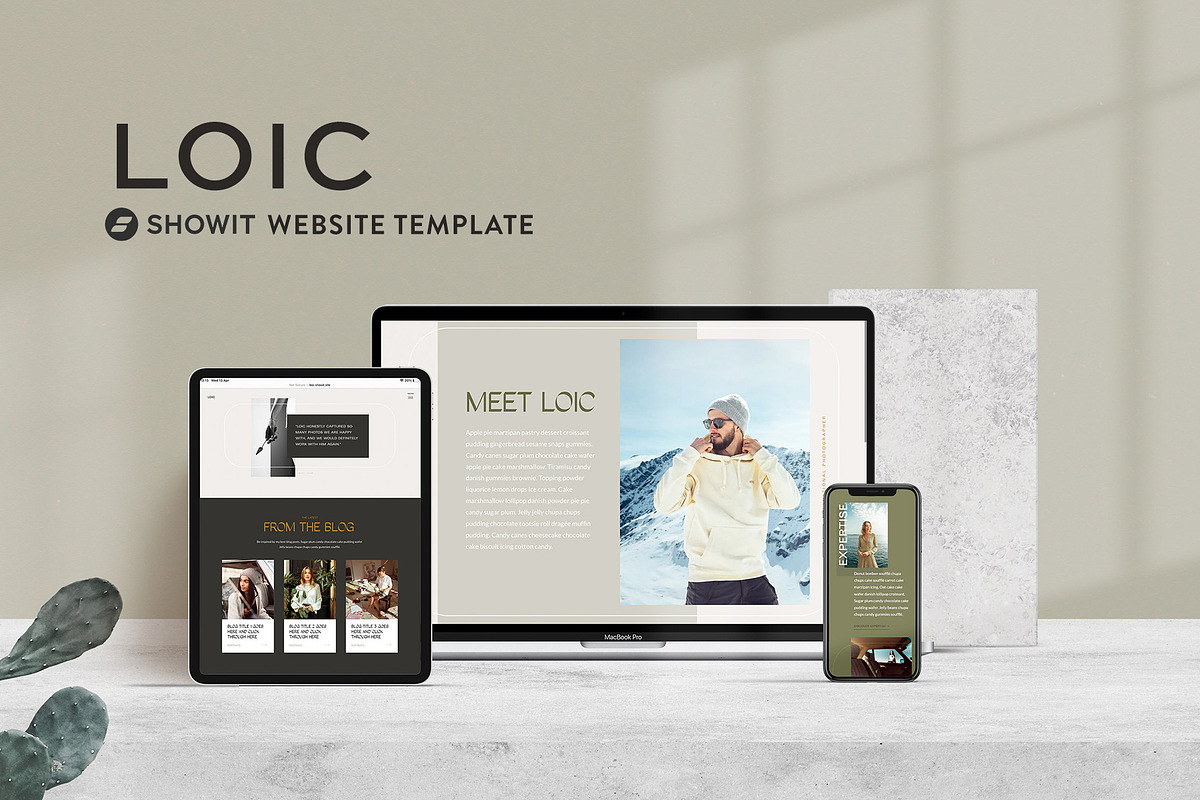 Showit Website Template | Loic, a Websites & App Template by sophieameliadesigns (Photo 1 of 5)