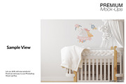 Nursery Wallpaper Mockup Set, a Household Mockup by mock-ups (Thumbnail 5 of 6)