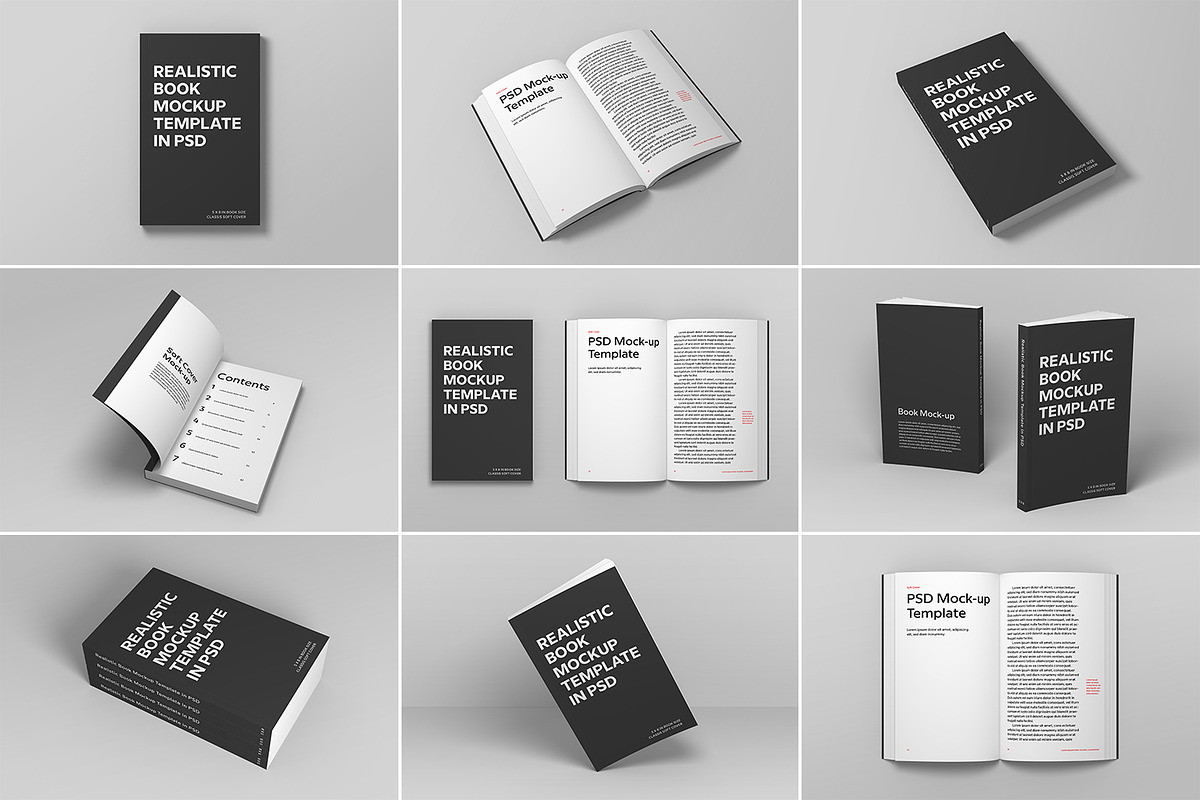 Soft Cover Book Mockup, a Print Template by Petr Stránský (Photo 1 of 13)