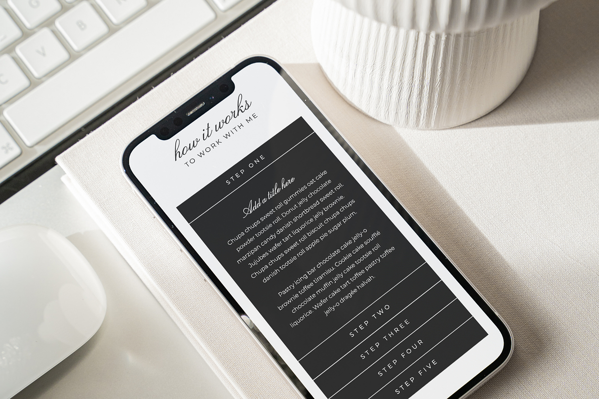 About Page Showit Add On Templates, a Websites & App Template by Blush Created (Photo 5 of 10)