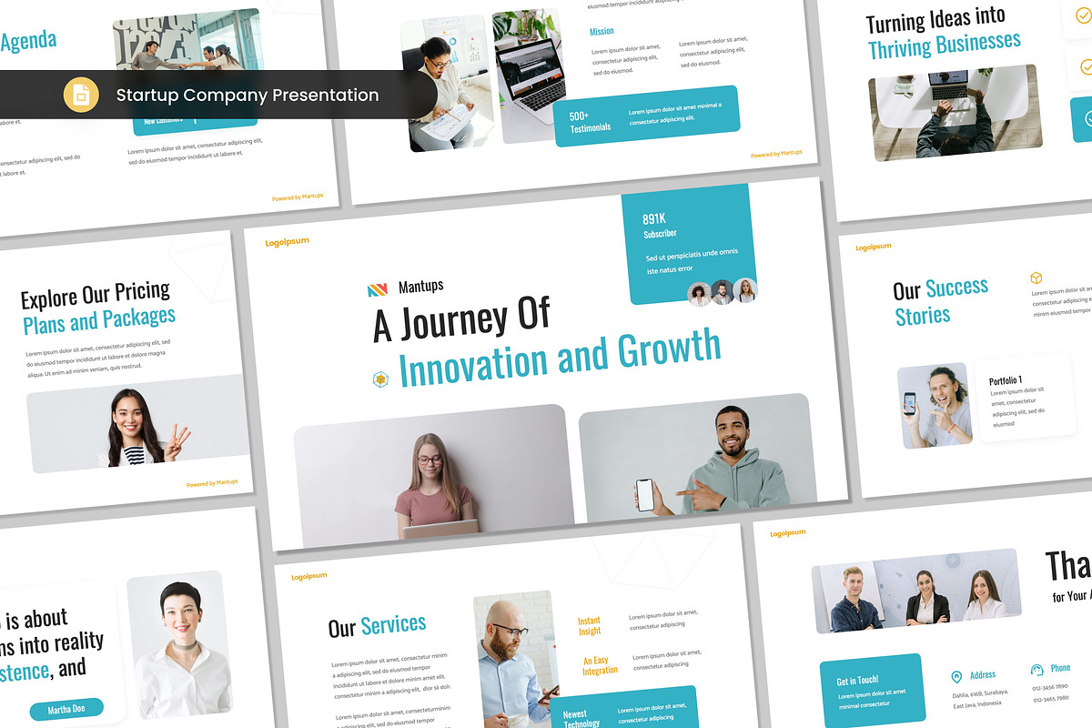 Startup Company Presentation Slides, a Presentation Template by Antstheme (Photo 1 of 2)