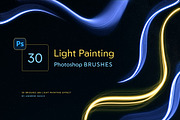 Light Painting Photoshop Brushes, a Brush Add-On by Andrew Skoch Design (Thumbnail 4 of 11)