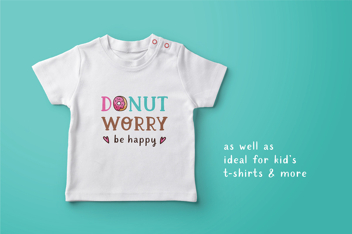 Cafeterio cute kid's font, a Serif Font by redcollegiya design (Photo 6 of 6)