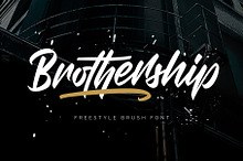 Brothership - Freestyle Brush Font