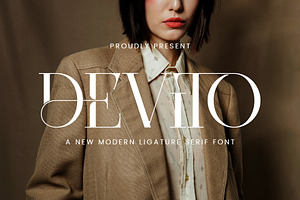 DEVITO - Modern Ligature Serif Font