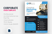 Corporate Flyer Template Design, a Flyer Template by famush (Thumbnail 1 of 5)