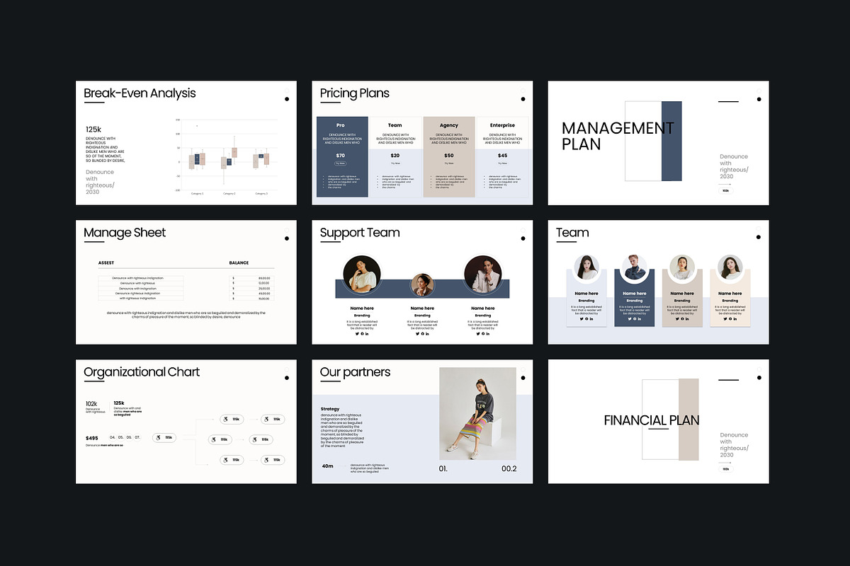 Business Plan Presentation Template, a Presentation Template by Studio Industry (Photo 10 of 12)