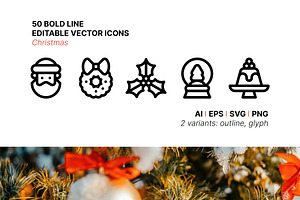 50 Christmas Icons