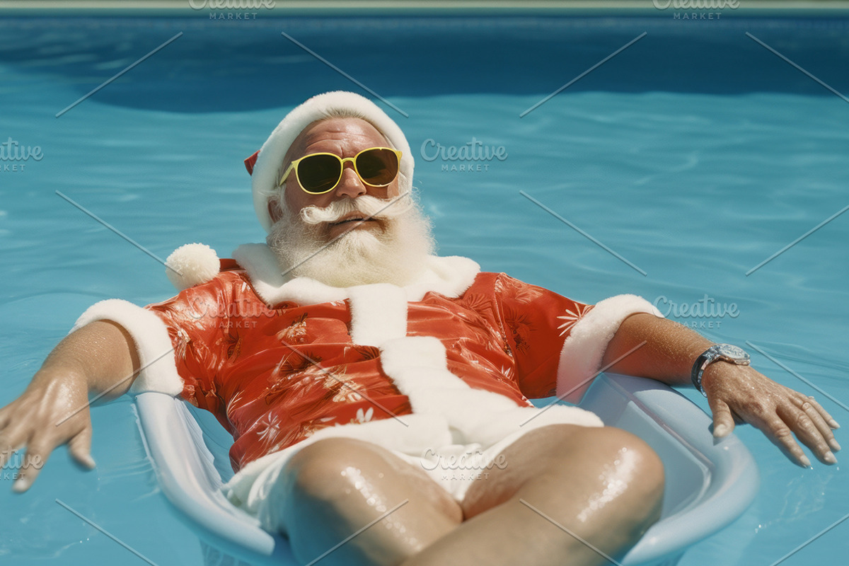 Santa Claus. 62 images, a Holiday Photo by Handmadefont (Photo 8 of 15)