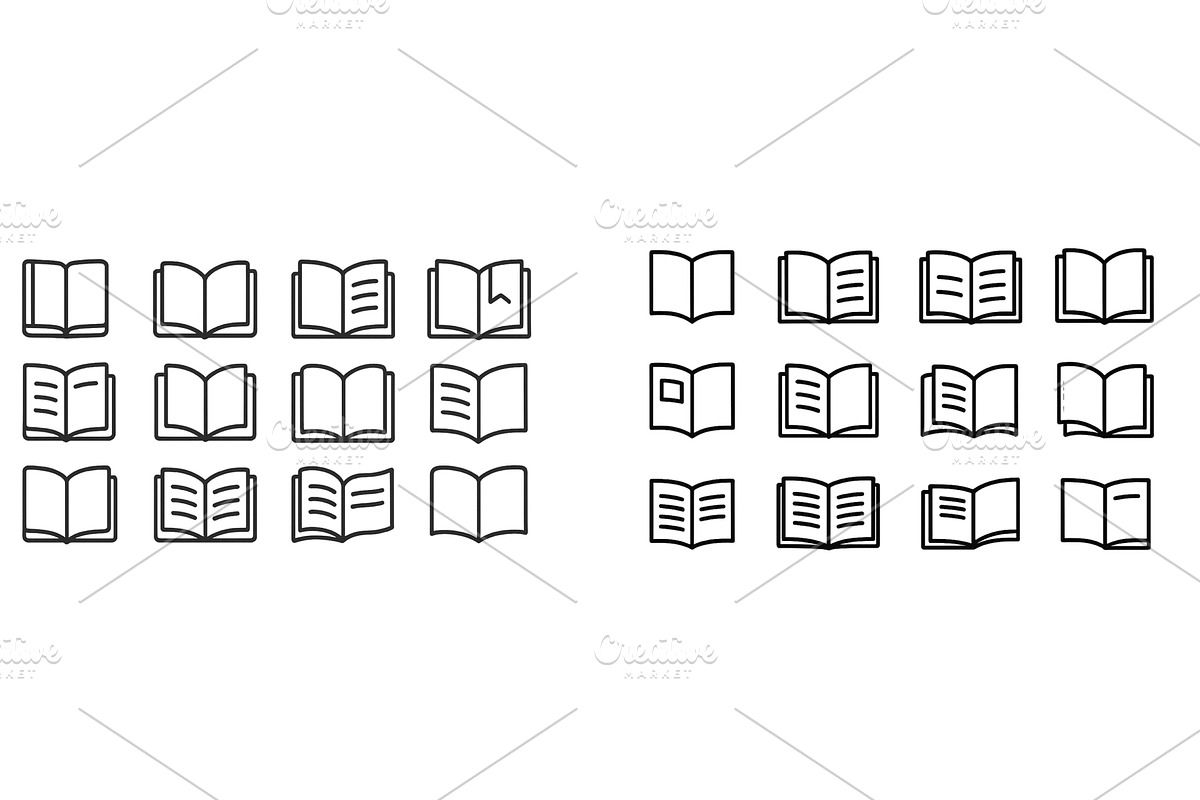 Collection of various open books in, an Illustration by ZinetroN