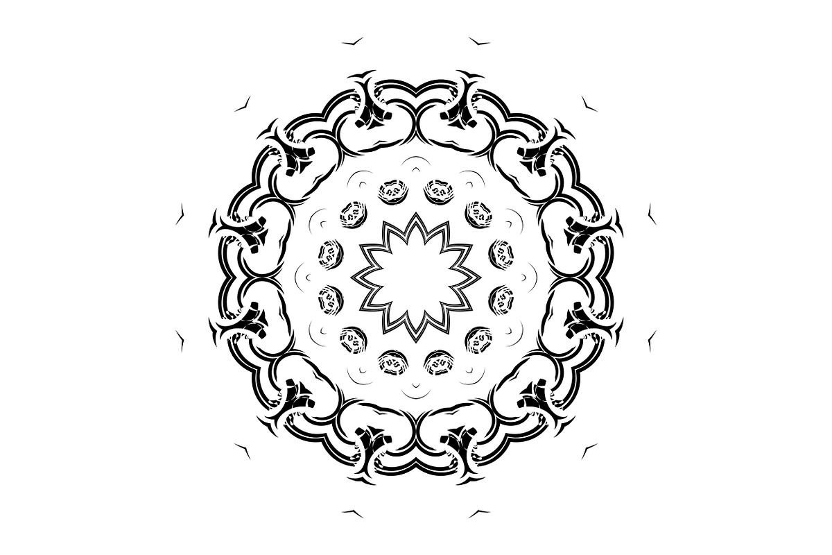 Elegant Mandala Line Art Collection, a Decorative Illustration by NJ Himel (Photo 70 of 101)