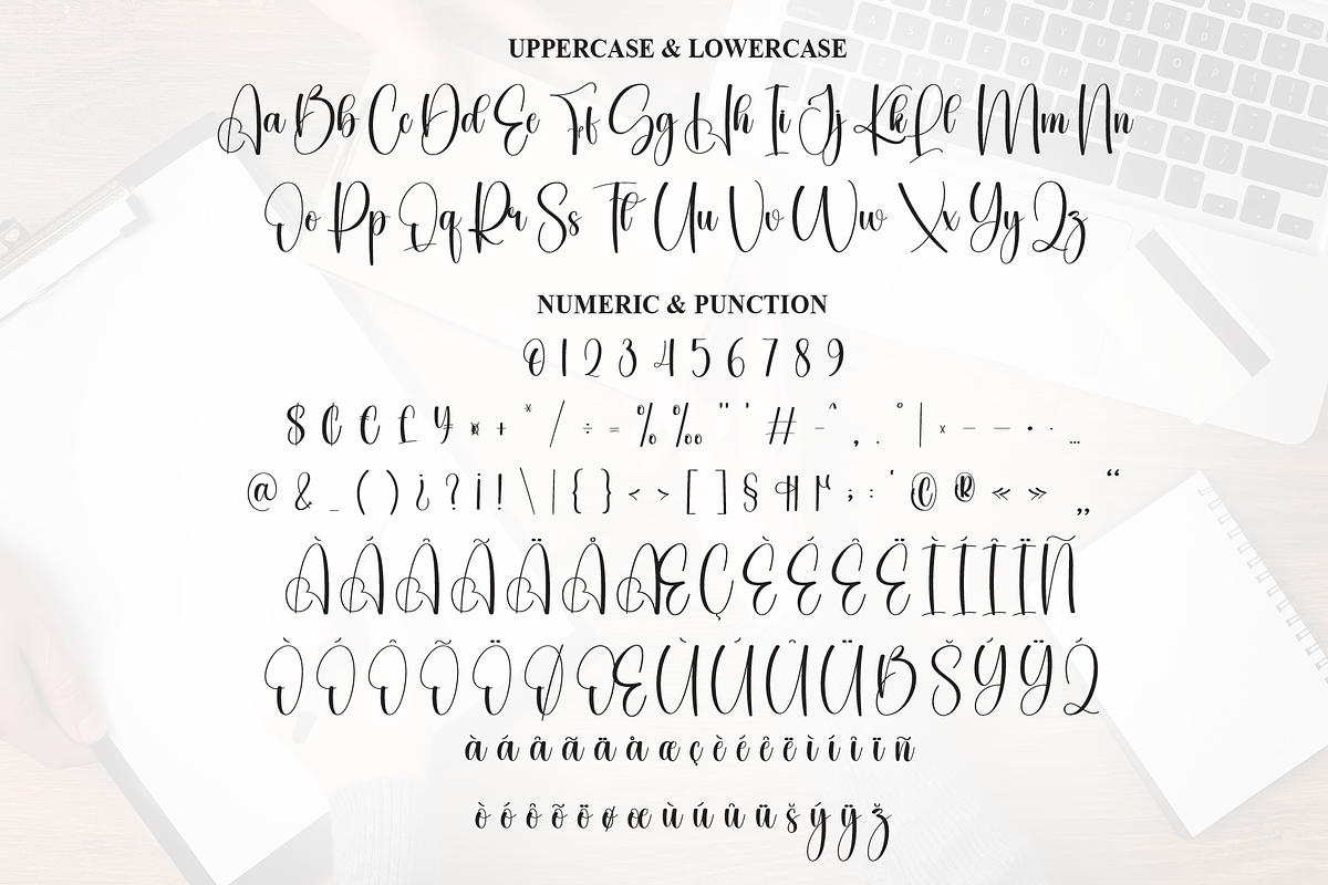 Hey Monday | Script Font, a Handwritten Font by Scratchones (Photo 6 of 9)