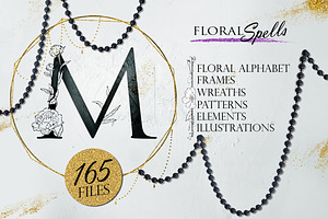  Spells Floral Alphabet and Monogram