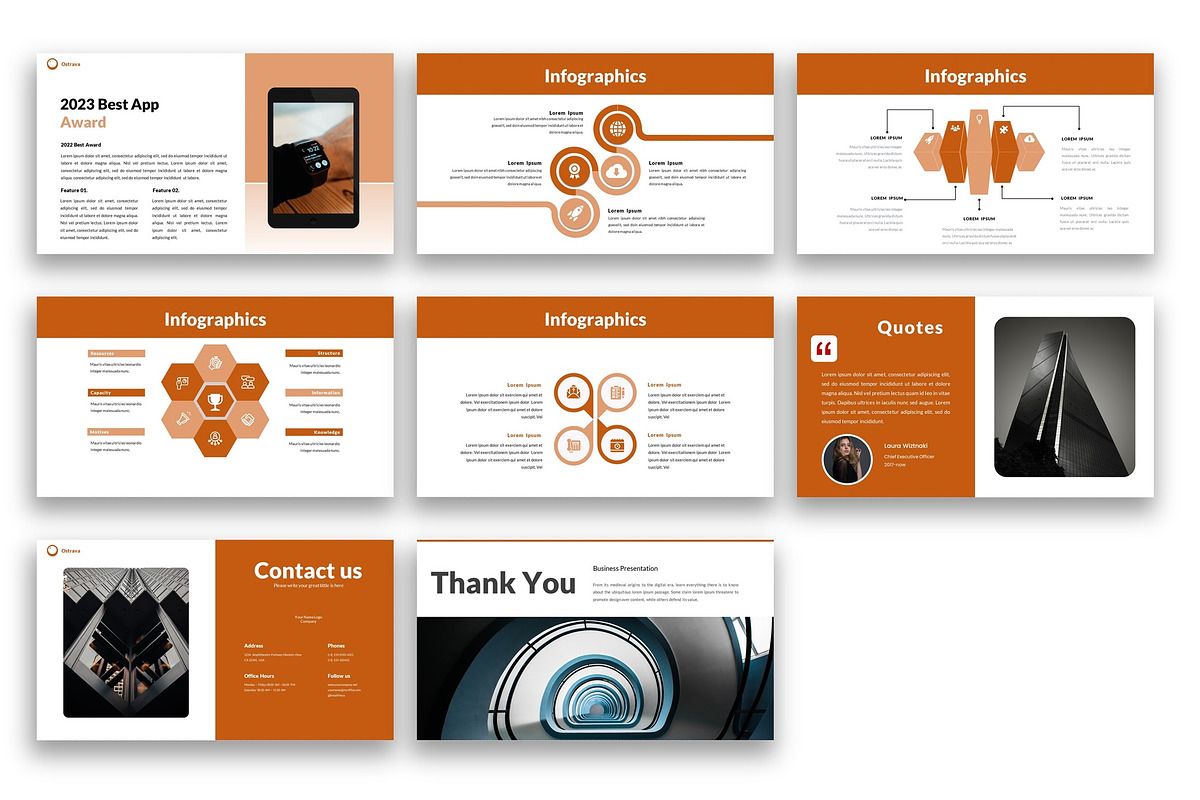 Ostrava–Business PowerPoint Template, a Presentation Template by kreatifreya (Photo 5 of 5)