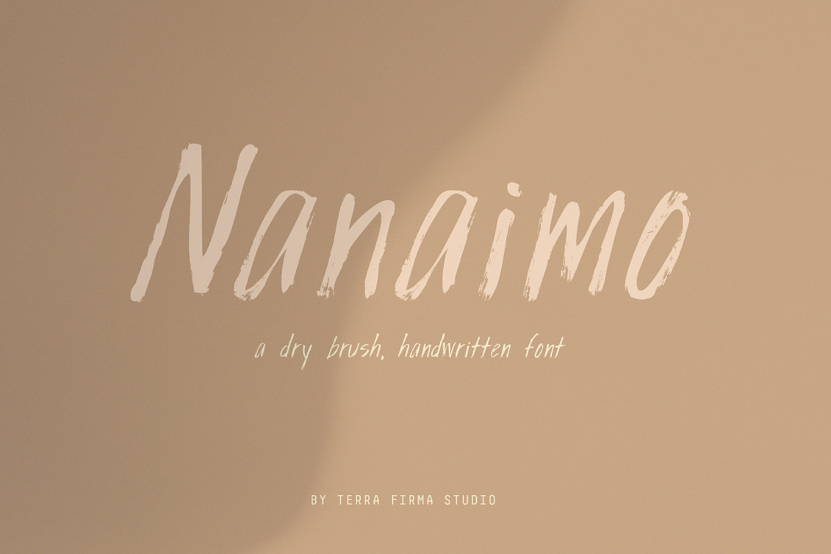 Nanaimo - Textured Handwritten Font