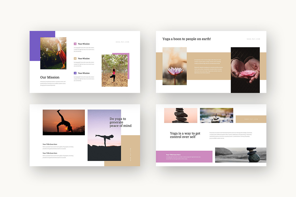 Puy : Yoga Class Promo Google Slides preview 6