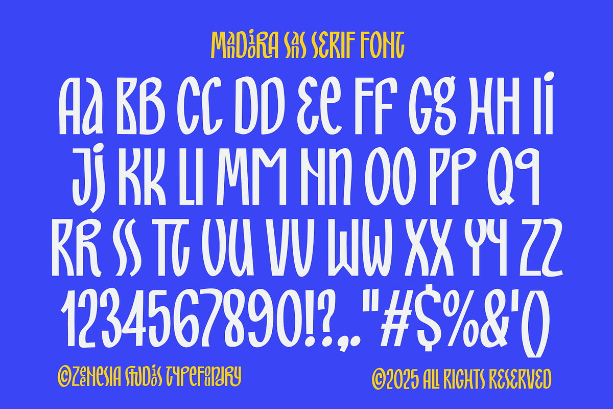 Mandiora, a Sans Serif Font by zeenesia (Photo 16 of 17)