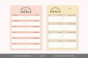 Colorful Planner Template Set, a Stationery Template by Artflorara (Thumbnail 4 of 7)