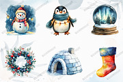 Christmas Polar Lights Clipart, an Illustration by designcity5 (Thumbnail 3 of 5)