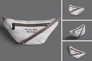 Waist Bag Mockup, a Mask Mockup by xavier_studio