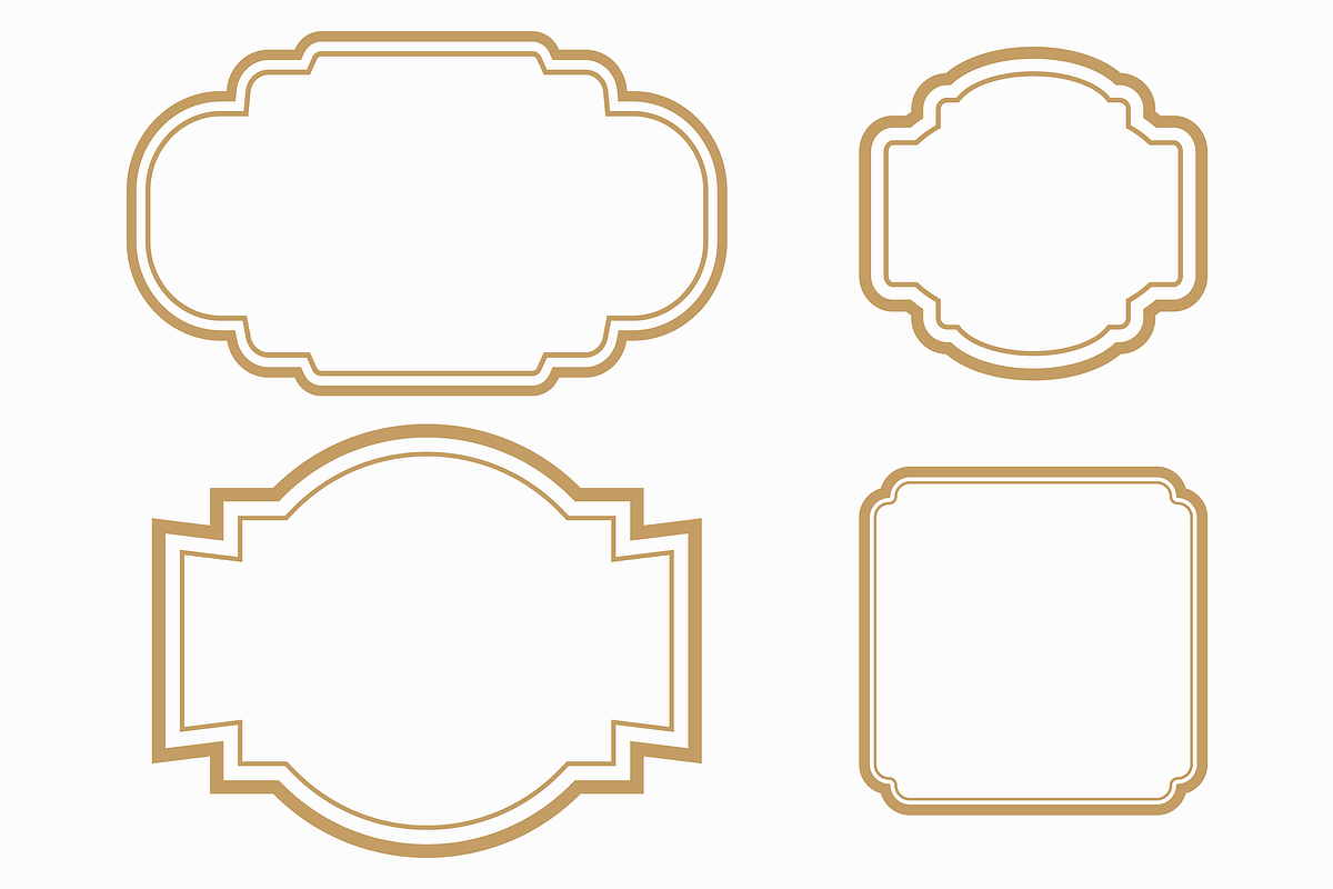 Classic Frame Label Border Bundle, a Decorative Illustration by Kusumaillustration (Photo 2 of 16)