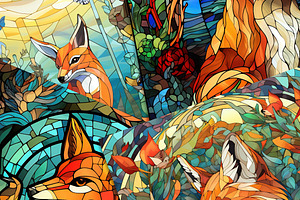 Stained Glass Wildlife