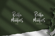 Bella Millies, a Script Font by Masanis (Thumbnail 6 of 14)