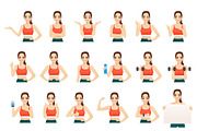 Sport woman kit, a Healthcare Illustration by Volha Hlinskaya (Thumbnail 3 of 3)
