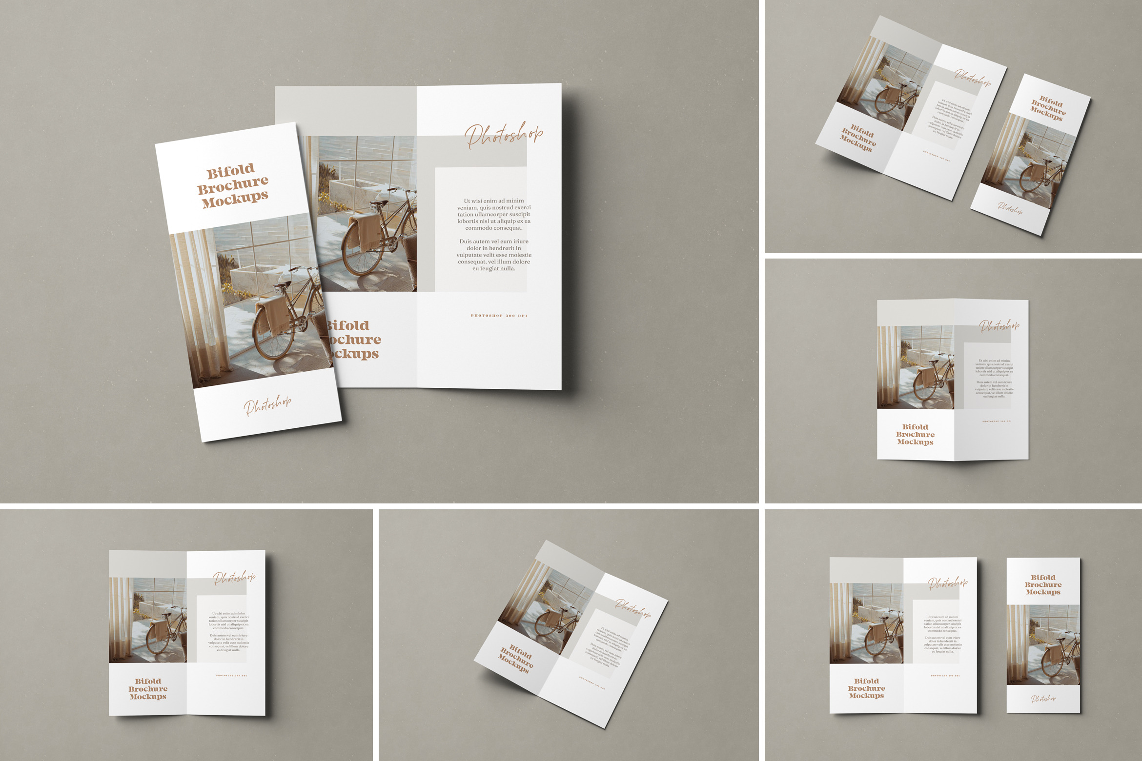 Bifold DL Brochure Mockups, a Print Template by artimasa