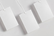 Clothes label tag blank white mockup, an Advertising Mockup by Olha Klein (Thumbnail 2 of 3)