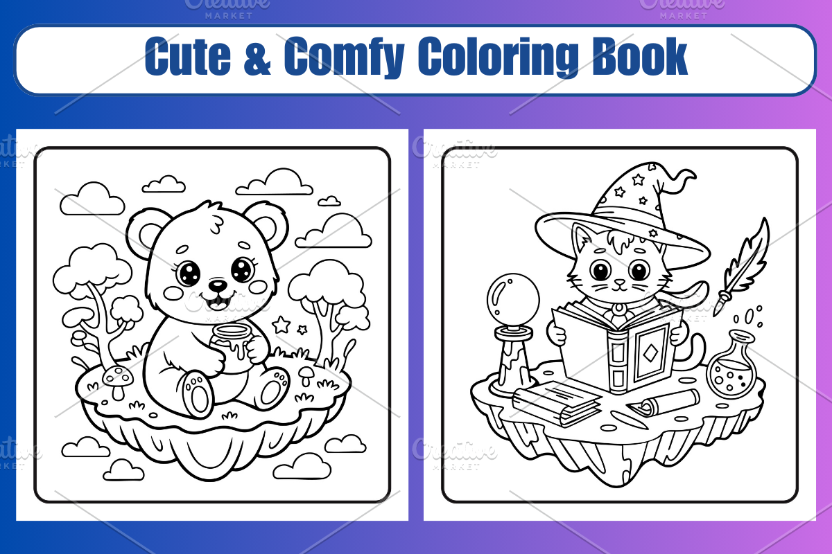 The Floating Islands Coloring Book, a Decorative Illustration by Coco Bloom (Photo 3 of 3)