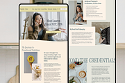 Nourish + Flow Nutritionist Website, a Squarespace Template by Solana Creative Co. (Thumbnail 3 of 13)