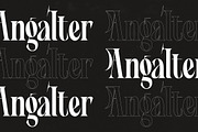 Angalter Modern Display Serif, a Script Font by timelesstype.co (Thumbnail 12 of 20)