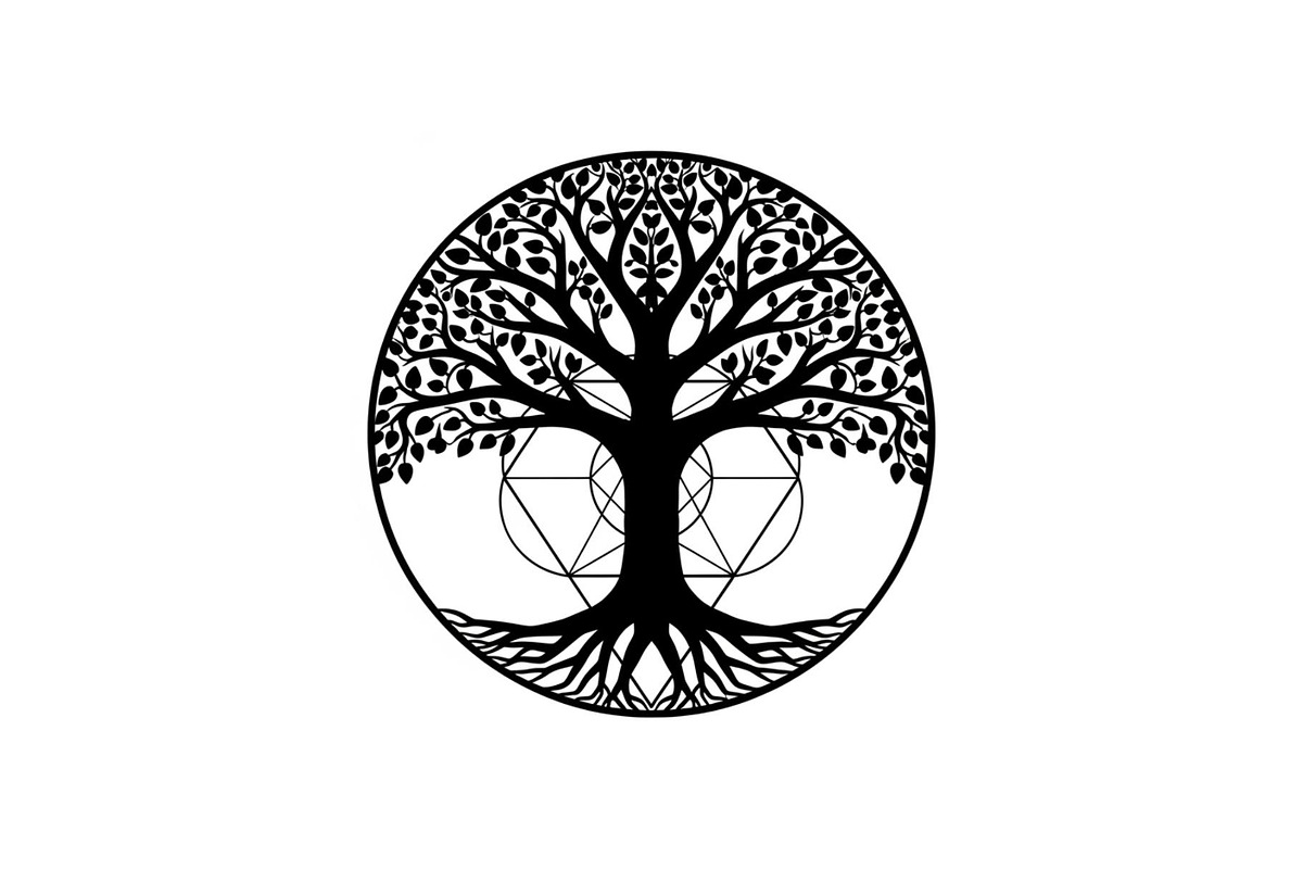 Sacred Tree of Life Vector Bundle, an Illustration by Designs_River (Photo 34 of 51)