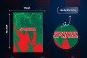 Soccer Jersey Design, a Sport Illustration by samsulpassive (Thumbnail 3 of 3)