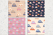 Cute cars digital paper, a Pattern Graphic by Norse Studio (Thumbnail 3 of 3)