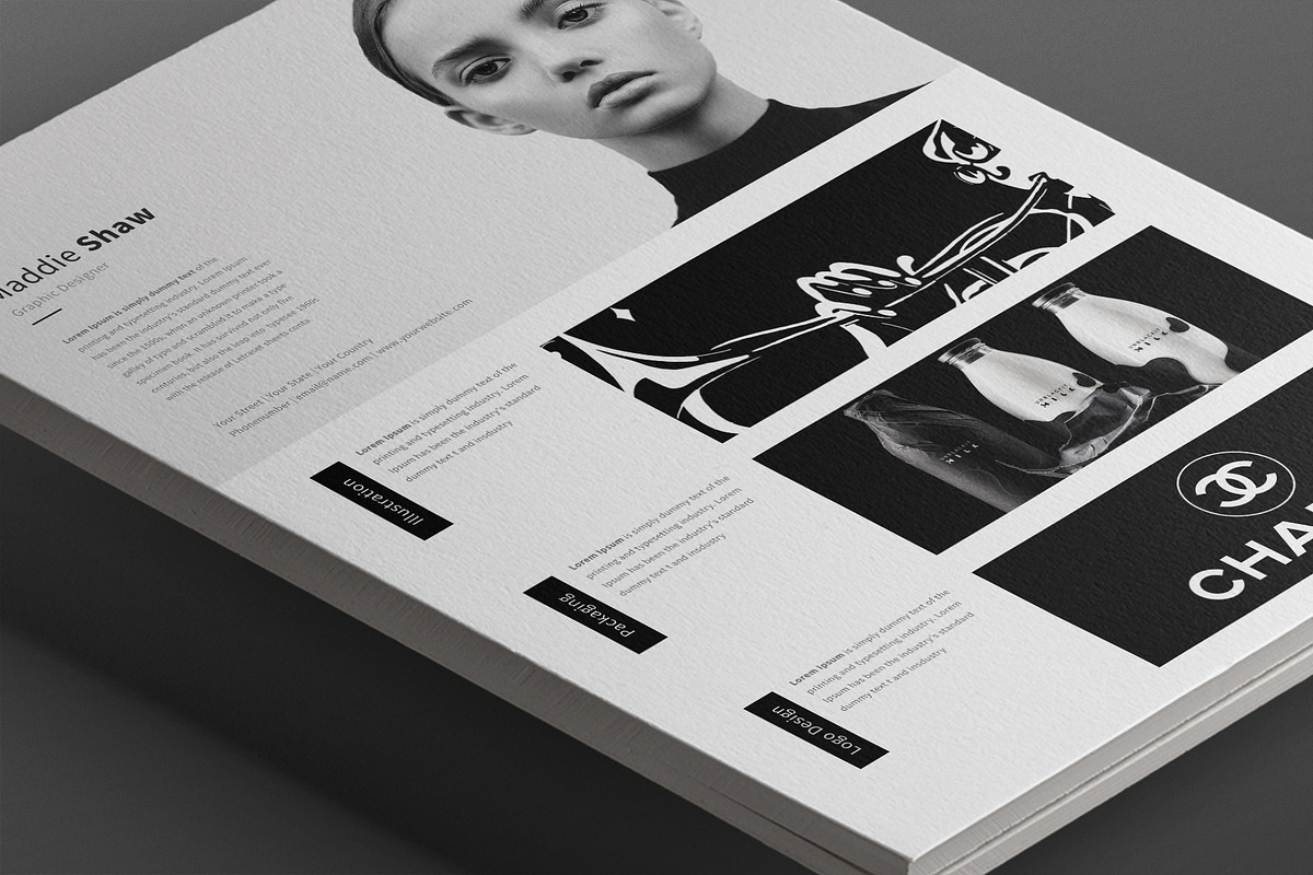 Antares Resume Template, a Resume Template by Nina Shaw (Photo 9 of 9)