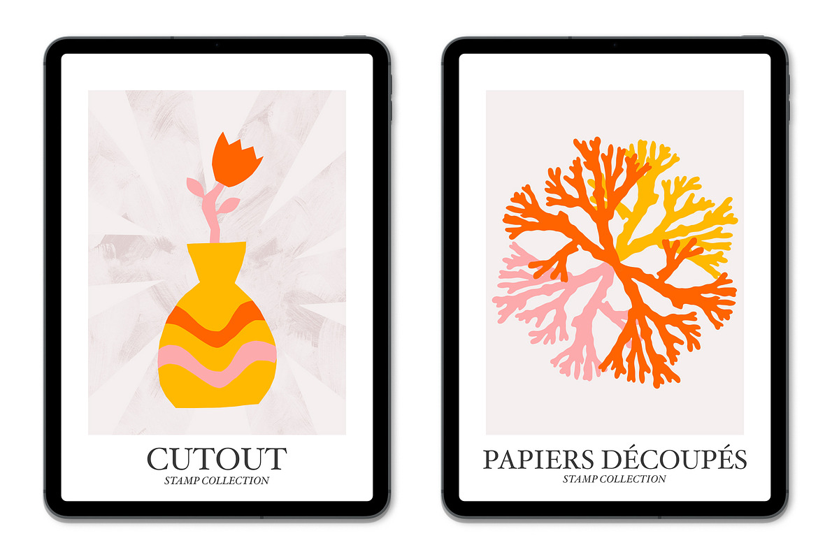 Cutout stamp brushes for Procreate, a Brush Add-On by seamless team (Photo 2 of 7)