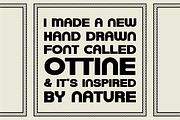 Ottine Hand Drawn Font, a Font by nickqtx (Thumbnail 3 of 4)