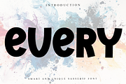 Every, a Script Font by FreshTypeINK (Thumbnail 1 of 8)