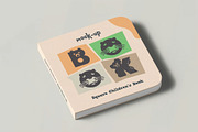 Square Children's Book Mockup, a Books & Magazine Mockup by DesignRushMarket (Thumbnail 9 of 10)