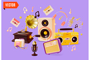 3d Analog Device Concept Banner, an Object Graphic by 35lab (Thumbnail 7 of 9)