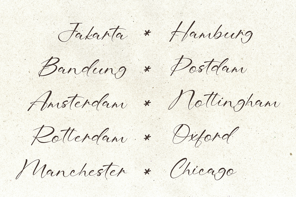 Lucia Arditsy Signature, a Script Font by Randi Irvan | Rvandtype (Photo 9 of 12)