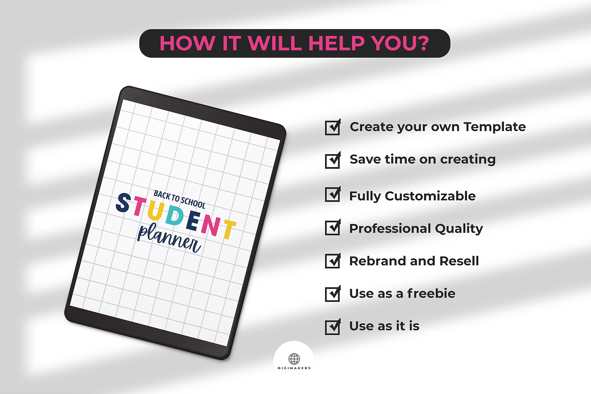 Back to School Student Planner, a Stationery Template by Nina Shaw (Photo 5 of 11)
