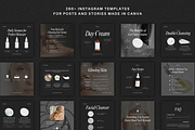Grey Skin Care Instagram Templates, a Social Media Template by Xenié Creative (Thumbnail 5 of 10)