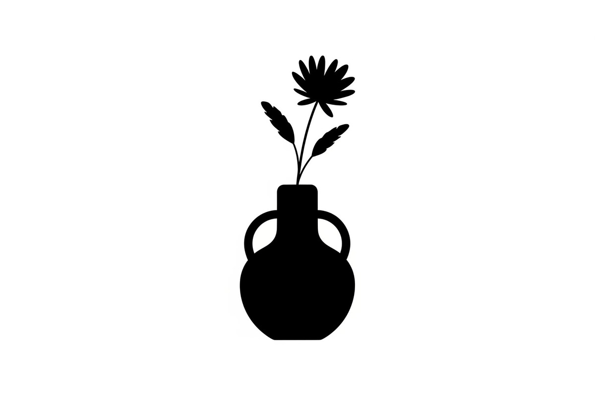 Flower Vase Silhouette Vector Bundle, an Illustration by Designs_River (Photo 24 of 51)