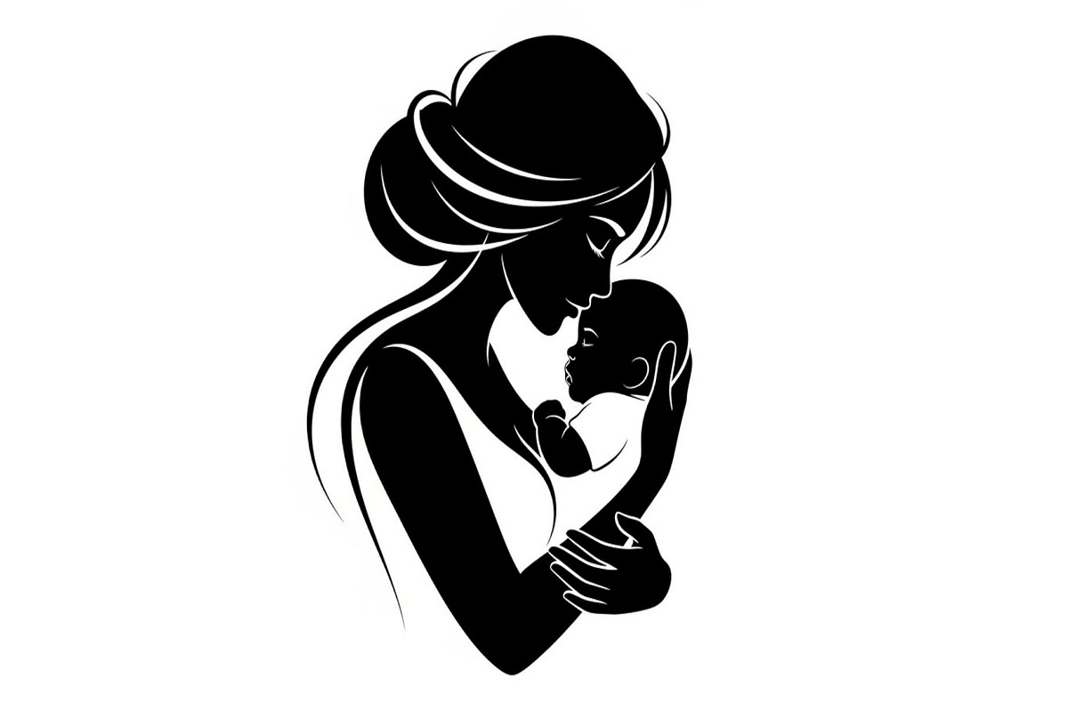 50 Mother and Baby Silhouette Bundle, an Illustration by Creativeshirt (Photo 23 of 48)