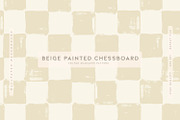 Beige Painted Chessboard, a Wallpaper Graphic by MalyskaStudio (Thumbnail 1 of 4)